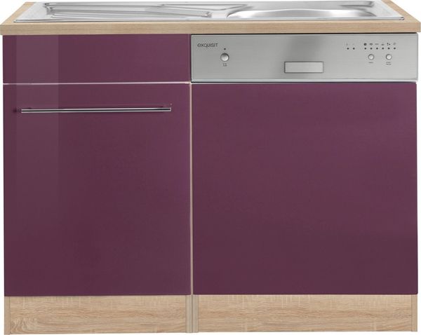 KOCHSTATION Spülenschrank KS-Eton Breite 110 cm, inkl. Tür/Sockel für Geschirrspüler