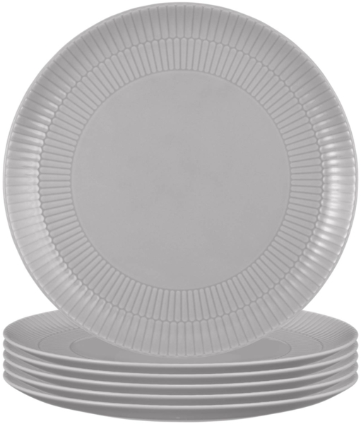 Seltmann Weiden Amina Speiseteller ø 27,8 cm 6er Set Silbergrau