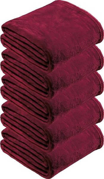Wohndecke Wohndecke 5er-Pack "Amarillo", REDBEST, Fleece Uni