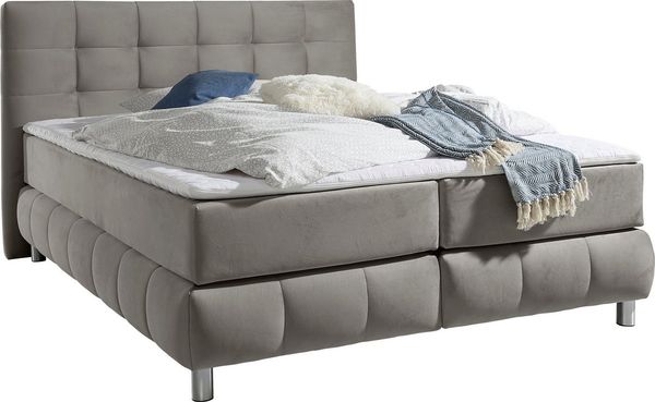 Home affaire Boxspringbett Salo, incl. Topper, 6 Breiten, 2 Härtegrade, TFK auch in Härtegrad 4