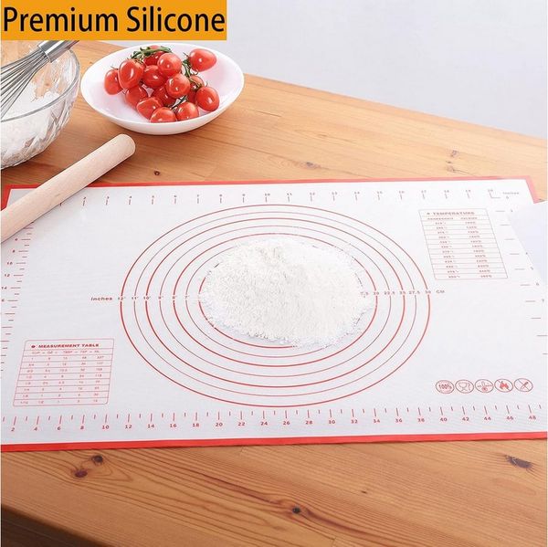 FELIXLEO Backmatte Silikon-Backmatte 40x50cm, Extra Dick & Antihaft für Teig & Fondant, (1-tlg)