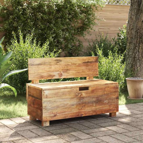 vidaXL Sitzbank Massives Mahagoniholz 86x40x60 cm 244510