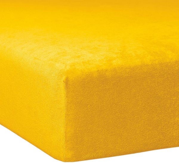 Traumschlaf Flausch Biber Spannbettlaken|140x200 cm - 160x200 cm| honig