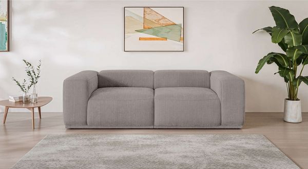 s.Oliver Big-Sofa EMMERIK Designersofa, 3-Sitzer mit Wellenfederung, B/T/H: 242/98/73 cm, hoher Sitzkomfort, gemütlich und modern, auch in Cord