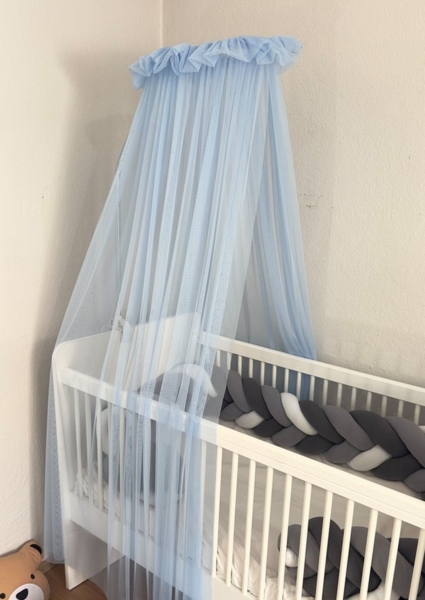 Baby Fancyroom Betthimmel Baby Fancyroom Betthimmel für Babybett Gitterbett 300x180cm Tüll, Handgefertigt, aus feinem Premium Tüll