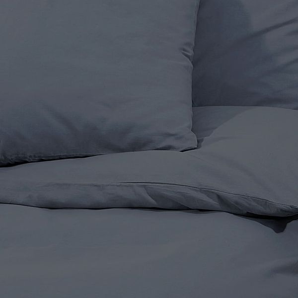 vidaXL Bettwäsche-Set Anthrazit 200x200 cm Leichte Mikrofaser 135935 Bild 7