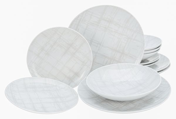 Home Shabby Chic, Tellerset 12-tlg (mo)