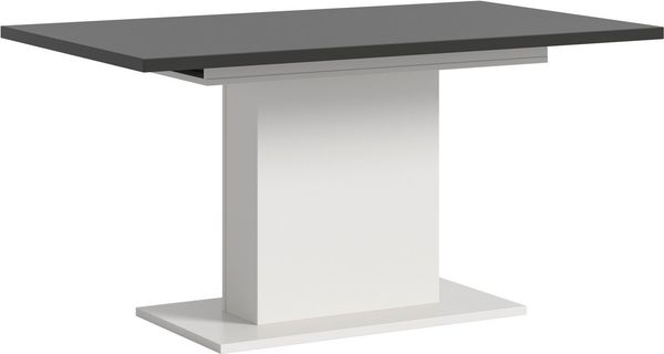 Home affaire Esstisch Motus, ausziehbar 150 -190 cm, inklusive 40 cm Einlegeplatte (Set, 1-St), Säulengestell mit Bodenplatte, Tisch, Küchentisch, Esszimmer, Küche