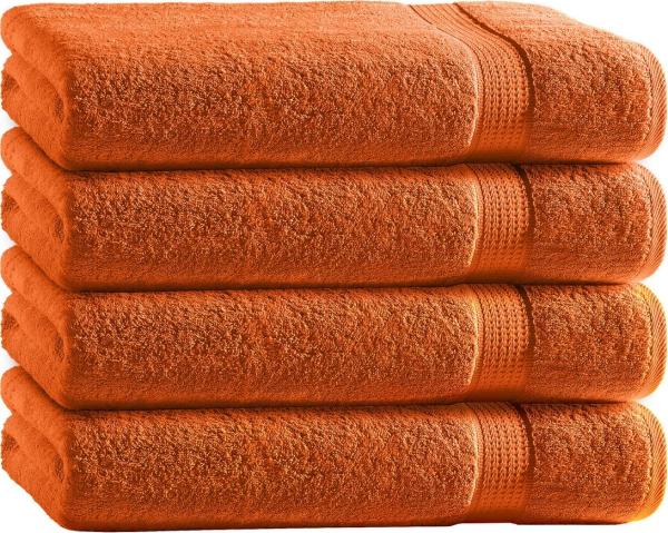 TRENDBUY24 Handtuch Set Handtücher Duschtücher Gästetücher Baumwolle Frottee Premium 4er Set, 100% Baumwolle (4-St), Duschtuch