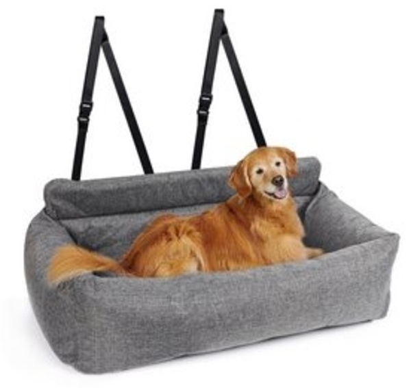 CALIYO Hunde-Autositz 2-in-1 Autositz und Bett für Hunde, Hundesitz, hochwertigem Oxford-Tuch und Polypropylen-Gewebe, geeignet für alle Arten von Autos, multifunktionales Hundebett Bild 6
