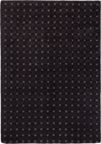 Wollteppich - AstroAura 90x60 cm - schwarz