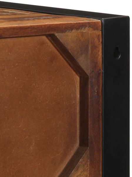 vidaXL Nachttische 2 Stk. Mehrfarbig 40x35x40 cm Altholz Massivholz 4015952 Bild 12