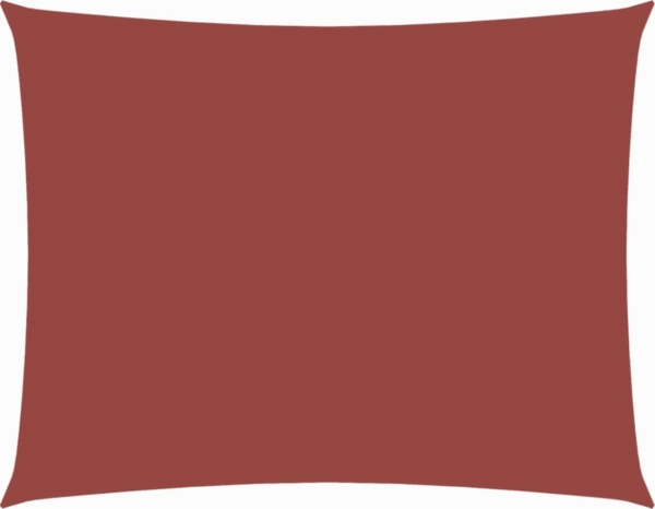 vidaXL Sonnensegel Oxford-Gewebe Rechteckig 3x4,5 m Terrakotta-Rot 135376