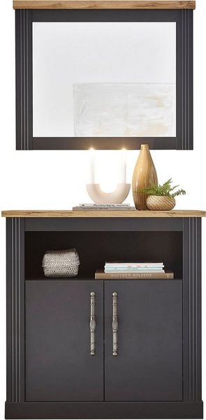 OTTO home Garderoben-Set WESTMINSTER, (2-St, Kommode, Spiegel), im romantischen Landhausstil