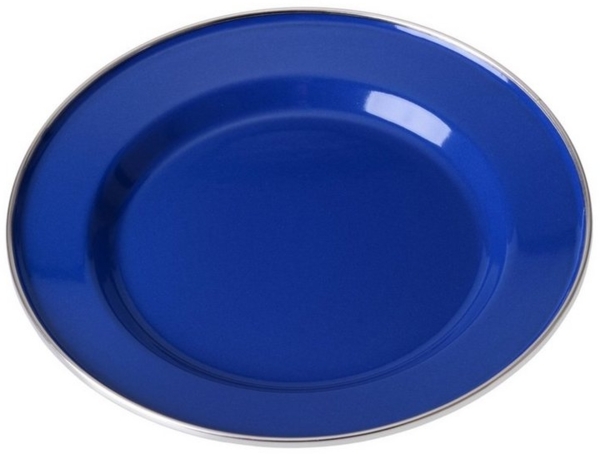 Kinderteller emailliert 20 cm blau