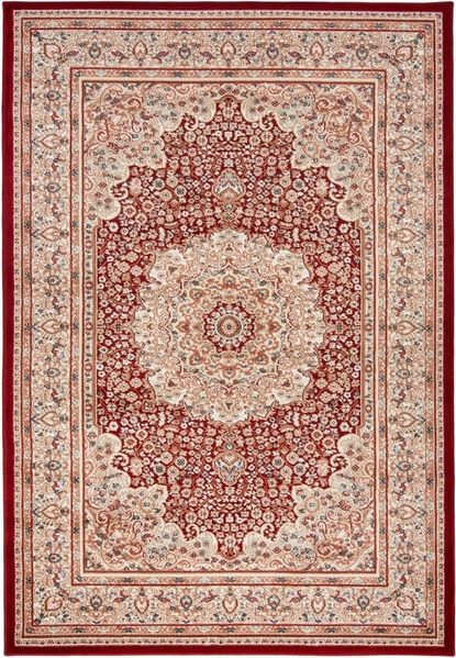Mazovia Orientteppich Oriente Teppich - Traditioneller Teppich Orient Rot, 60 x 100 cm, Geeignet für Fußbodenheizung, Pflegeleicht, Wohnzimmerteppich