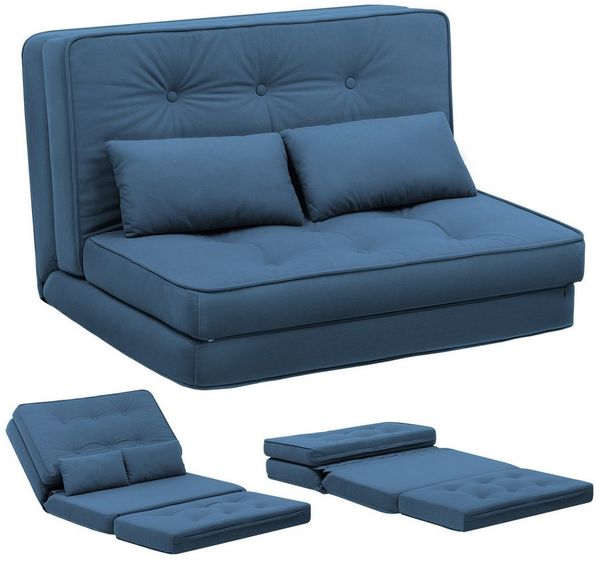 COMHOMA Kindersofa Schlafsofa Bodensofa Klappbar Bodensessel mit Schlaffunktion bettsofa