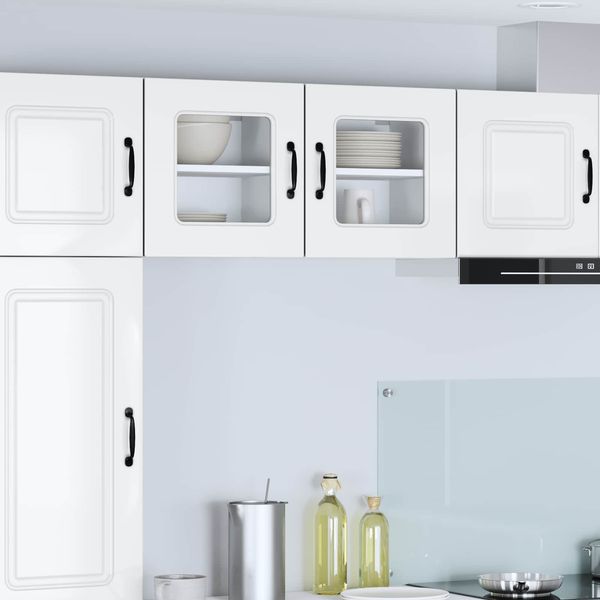 vidaXL Küchenschrank Kalmar Hochglanz Weiß 40 x 31 x 40 cm 884482