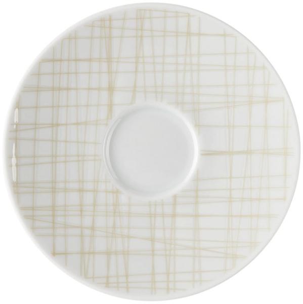 Rosenthal Selection Mesh Line Cream Espresso-Untertasse