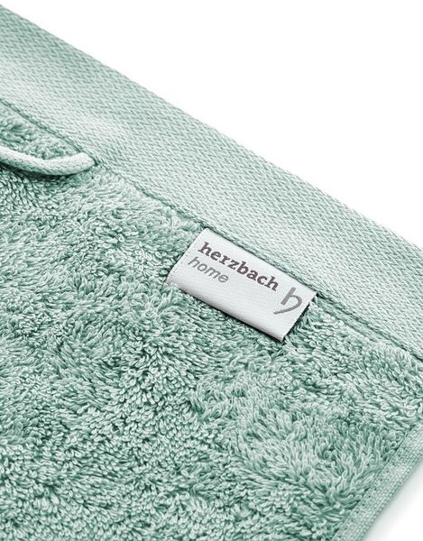 herzbach home Seiftuch Pura 30x30 cm, (3-St), 550g/m², Premium-Qualität, 100% Baumwolle, einfarbig