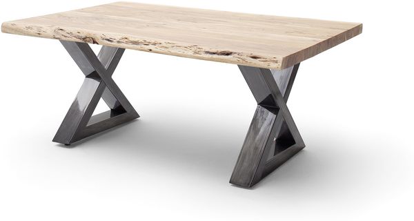 Couchtisch >CARTAGENA< in Akazie natur, massiv lackiert - 110x45x70cm (BxHxT)