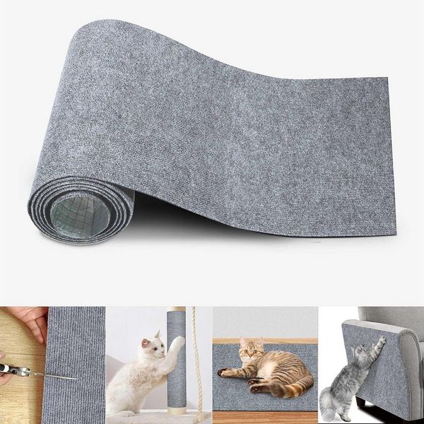Refined Living Kratzmatte Selbstklebende Katzenkratzmatte 40x200cm,kratzmatte katze,Kratzteppich, (Kratzmatte Sofa, Katzen Möbel Schutz, DIY Kratzpad, Kratzschutzmatte, Katzenteppich, Krallenpflege,kratzmatte katze, kratzmatte katze wand, kratzmatte se...