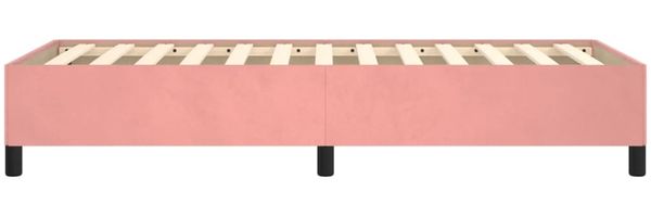 vidaXL Bettgestell Rosa 100x200 cm Samt 347311 Bild 6