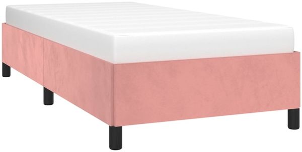 vidaXL Bettgestell Rosa 100x200 cm Samt 347311 Bild 3