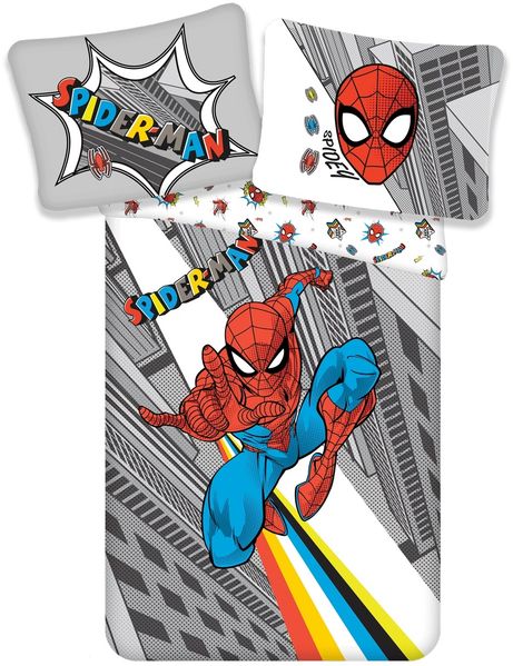Spiderman Kuschelige Bettwäsche Baumwolle, 140x200 cm & 70x90 cm