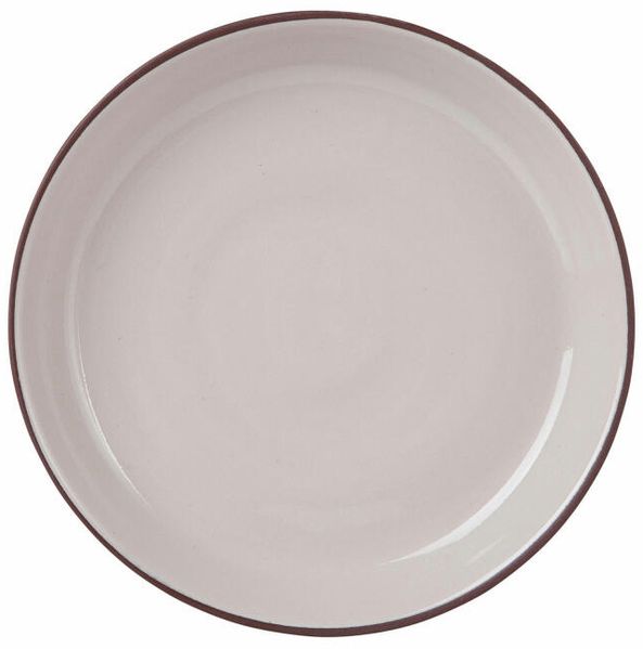 Maxwell & Williams KL0228 Teller 19 x 3 cm SIENNA tief, Beige, Premium-Keramik
