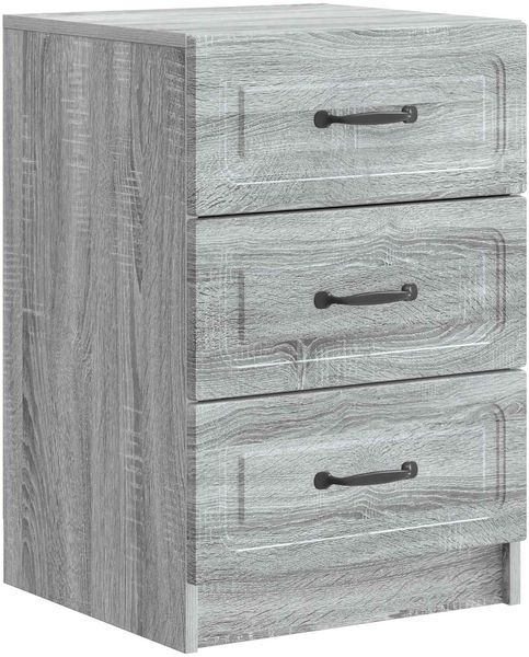 vidaXL Nachttisch Graues Sonoma 43 x 41 x 63,5 cm Holzwerkstoff 895711