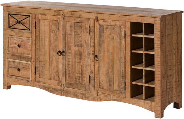 Sideboard Akazie 193x45x90 natur versiegelt NATURE OF SPIRIT #215