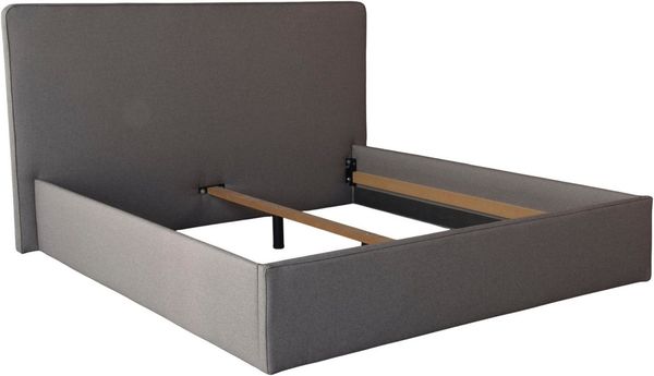 COLLECTION AB Polsterbett Romo erhältlich in der Breite 180x200cm, 3 Varianten: Rahmen, Lattenrost oder Komplett-Set mit King-Matratze