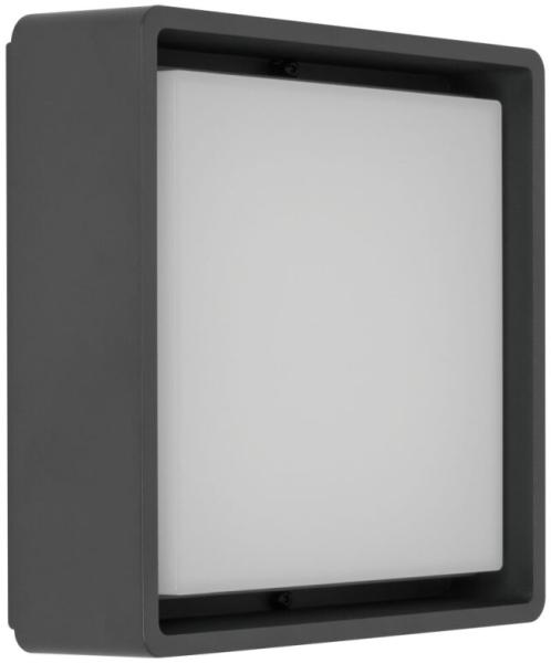 Außenwandleuchte, LEDs/230V/6W, 500 lm, 3000K, FRAME SQUARE graphit graphit