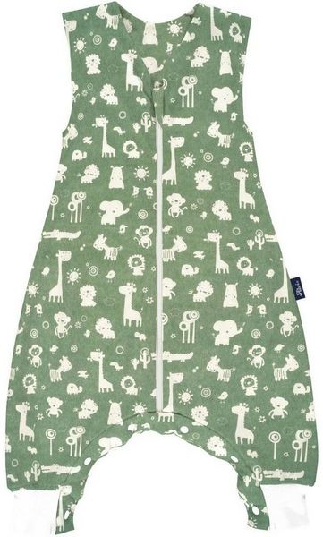 Alvi Sleep-Overall Light Granite Animals 100 cm