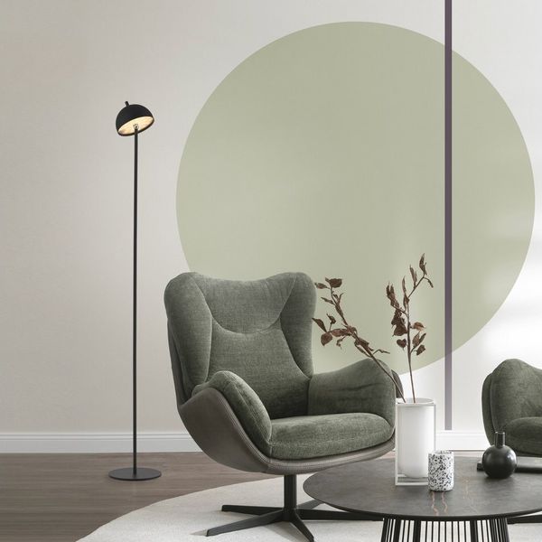 SCHÖNER WOHNEN-Kollektion LED Stehlampe BELLIS, USB-Ladefunktion, LED fest integriert, Warmweiß, SCHÖNER WOHNEN Kollektion, Touchdimmer, Memoryfunktion, IP54, Akku