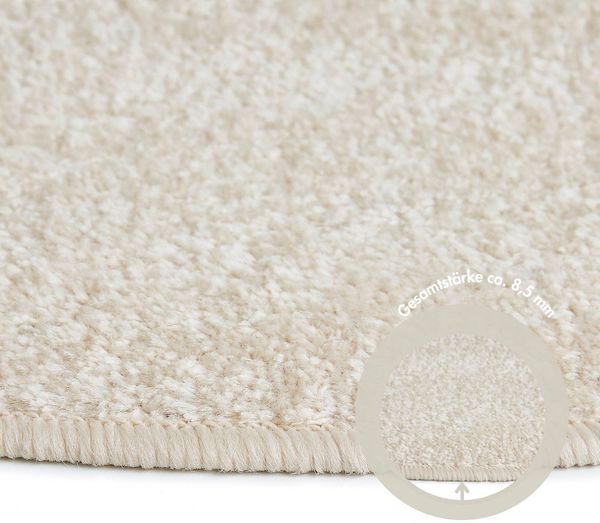 Andiamo Stufenmatte Casablanca, halbrund, Höhe: 6,5 mm, Uni Farben, selbstklebend, strapazierfähig, 15 Stück in einem Set