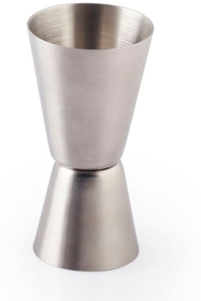 ich-zapfe Cocktail-Set Jigger, Cocktail Messbecher - Edelstahl 20/40 ml