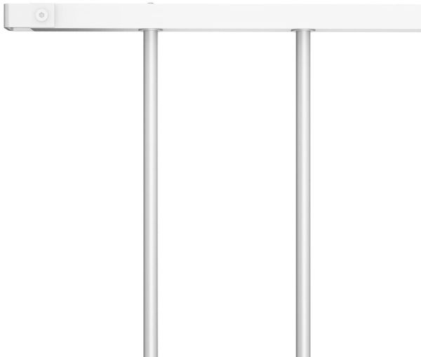 vidaXL Zaunelement Woerden Pulverbeschichteter Stahl 1,7 x 0,75 m Weiß 145224 Bild 3