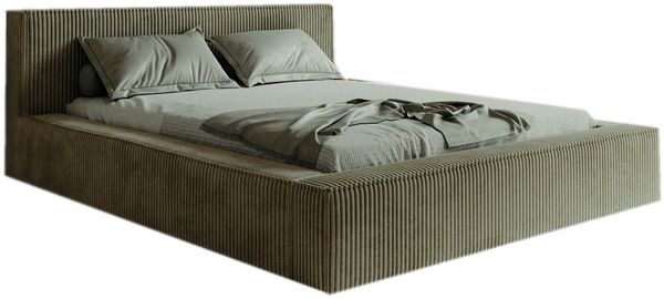 Compleo Polsterbett CORD mit Stauraum ASTA, Modern design (Kostenlose Lieferung! TOP ANGEBOT), Viele Varianten zur Auswahl – wählen Sie Größe und Farbe!