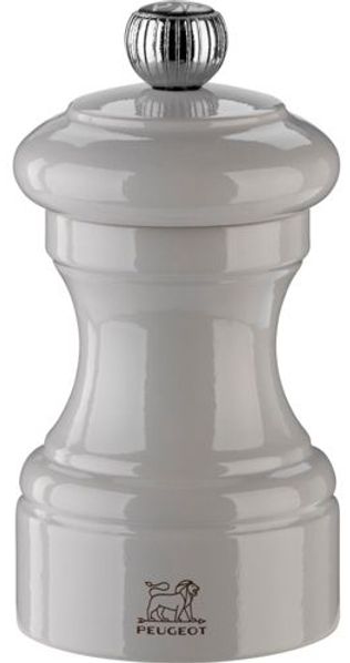 Peugeot Bistro Pfeffermühle 10 cm Perlgrau lackiertes Holz