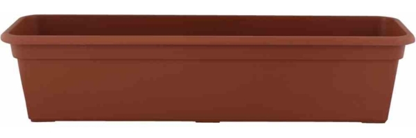 SIENA GARDEN Balkonkasten 60 x 16,9 x 13,8 cm, terracotta Pflanzgefäß aus Kunststoff