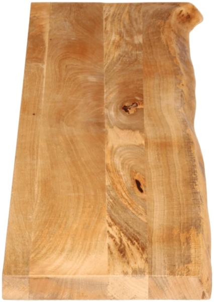 vidaXL Tischplatte mit Baumkante 160x40x2,5 cm Massivholz Mango 370448 Bild 3