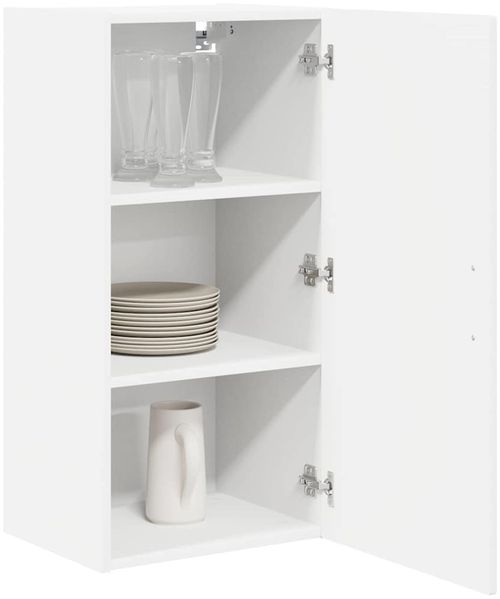 vidaXL Wandschrank PORTO Weiß 40 x 31 x 80 cm Holzwerkstoff 885375 Bild 3
