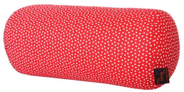 Original Dr. Berger Nackenrolle 40 x 16 cm Miniherz Rot