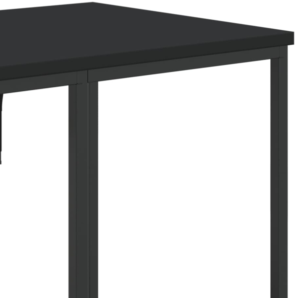 vidaXL Kleiderständer mit Ablagen Schwarz Holzwerkstoff 847859 Bild 6