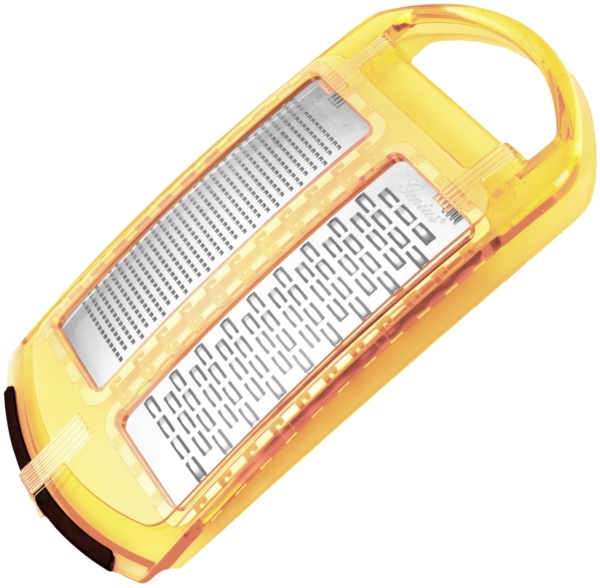 NEU Genius Doppelreibe Fein/Grob Küchenreibe Reibe Zitrusreibe Käsereibe Orange