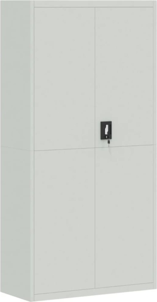 vidaXL Aktenschrank Hellgrau 90x40x180 cm Stahl 339753