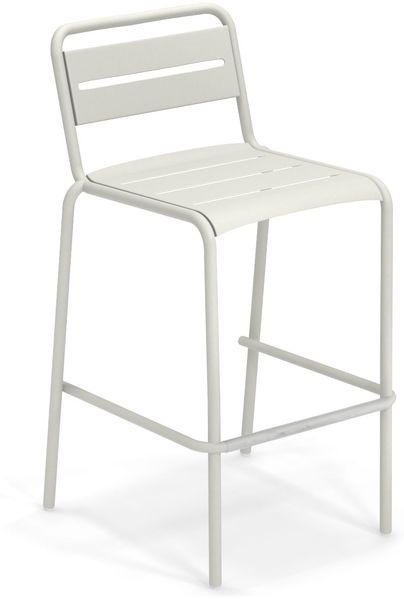 4er Set Star Barhocker weiß