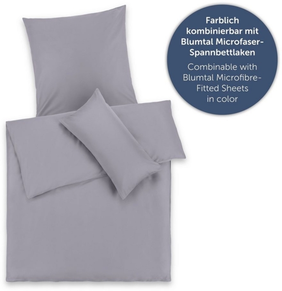Blumtal Bettwäsche Oeko-TEX zertifizierte Mikrofaser Bettwäsche pflegeleicht & faltenfrei, Bettbezüge aus Atmungsaktivem Mikrofaser Bild 2
